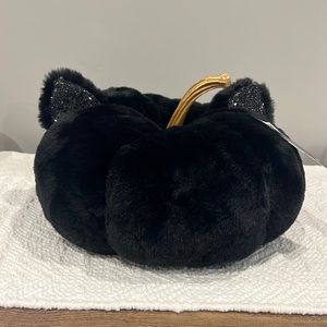 Black cat ear pumpkin Halloween decor